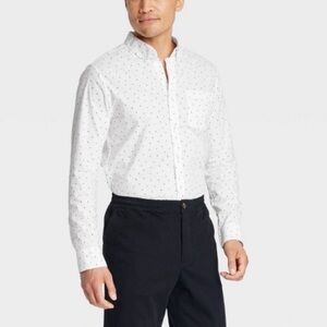 Good Fellow | Men’s Long Sleeve Cuffed & Collared Button Down Shirt